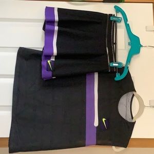 Women’s Nike Dri Fit Sports Set top and skort.